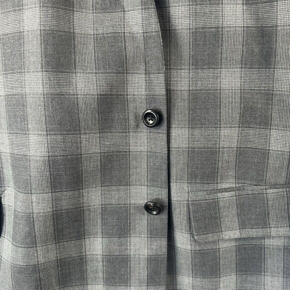 Tom James RLT Men's Bespoke Wool Suit Jacket Blazer Sport Coat Gray Size 50 - Picture 6 of 16